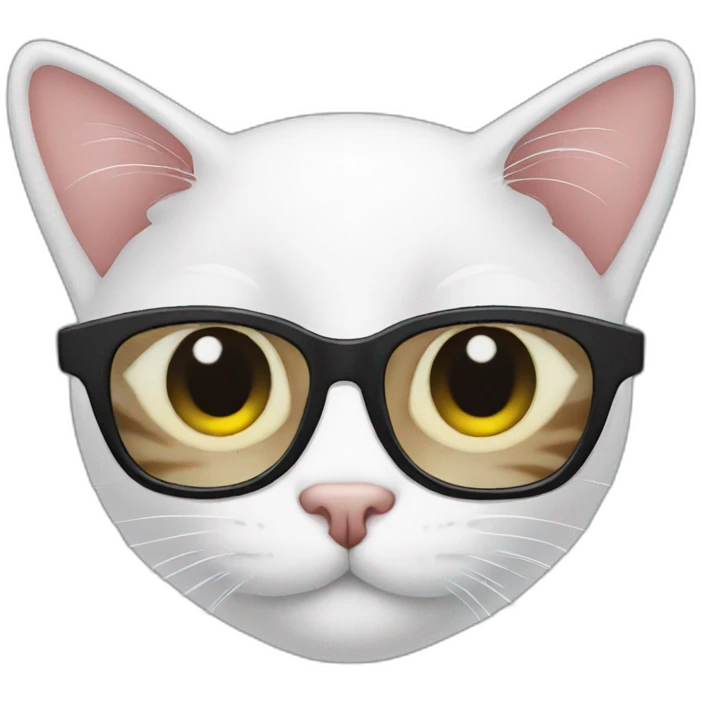 cat glasses emoji