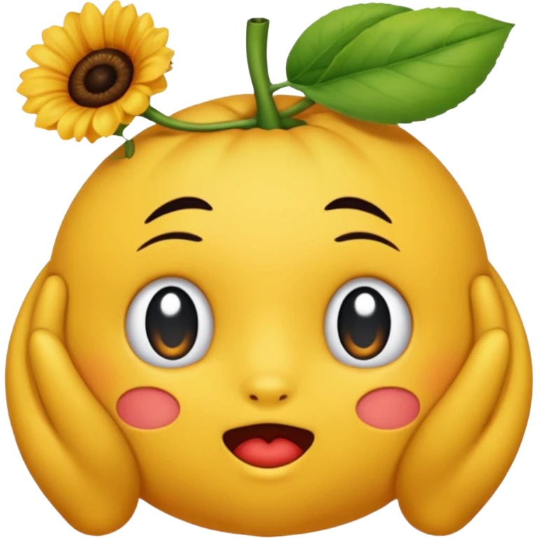 Naked blonde woman showing pussy emoji