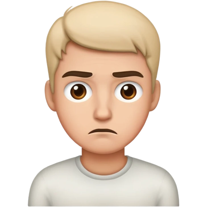 Annoyed waiting emoji