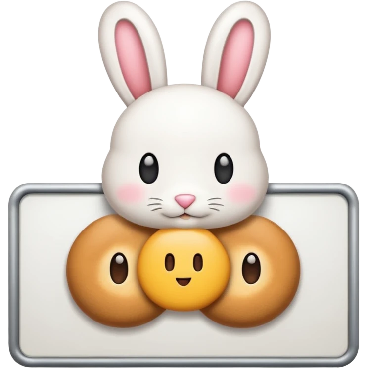 make a white billboard with the text “bun you” inside lt emoji