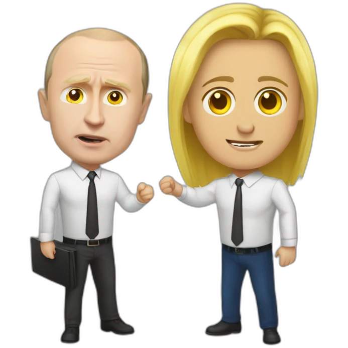 putin vs zelenskyy emoji