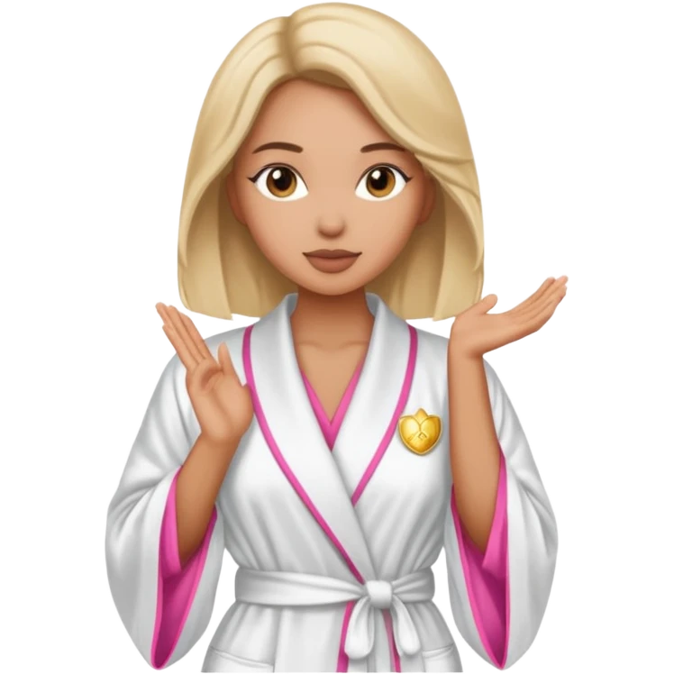 Victoria's Secret robe emoji