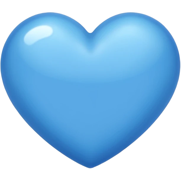 Blue heart emoji
