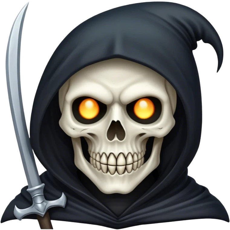 happy animated Grim Reaper emoji
