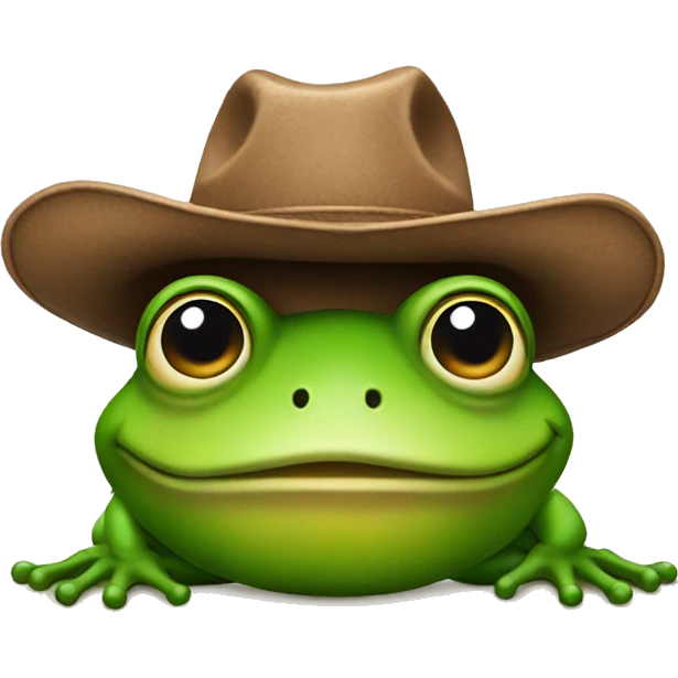 frog in cowboy hat emoji