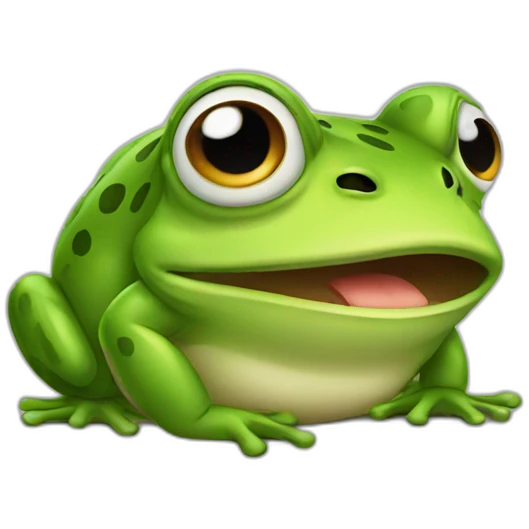 Frog angry emoji