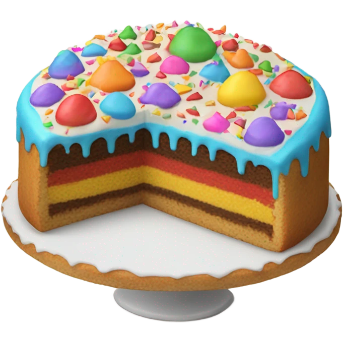Cookie cake emoji