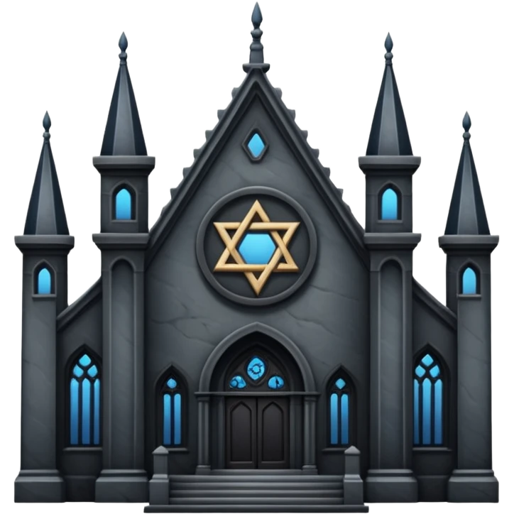 jewish synagogue dark aesthetic gothic architecture emoji