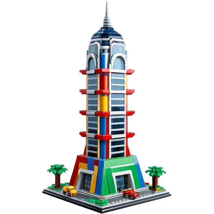 Lego avengers tower emoji