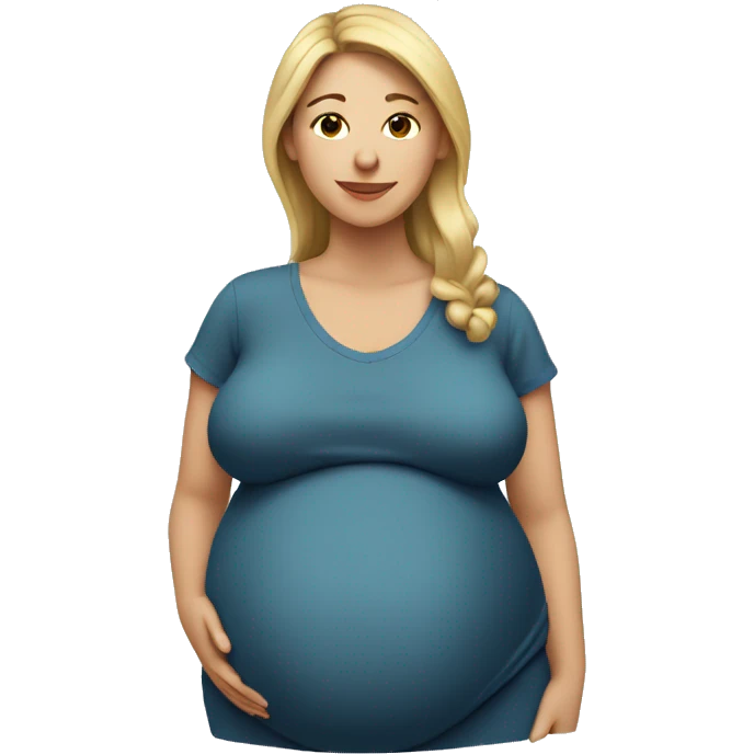 White pregnant woman  emoji