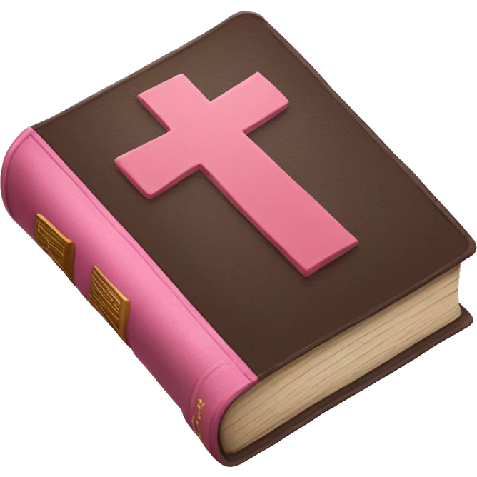 Bible pink emoji