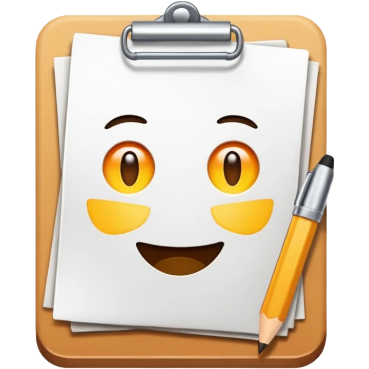 A paper thats a job application  emoji
