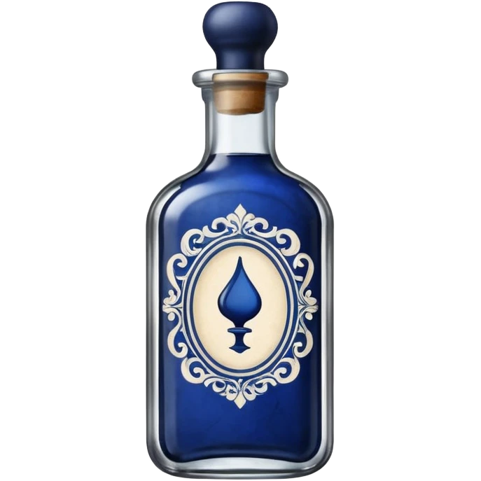 Ink bottle with label
 emoji