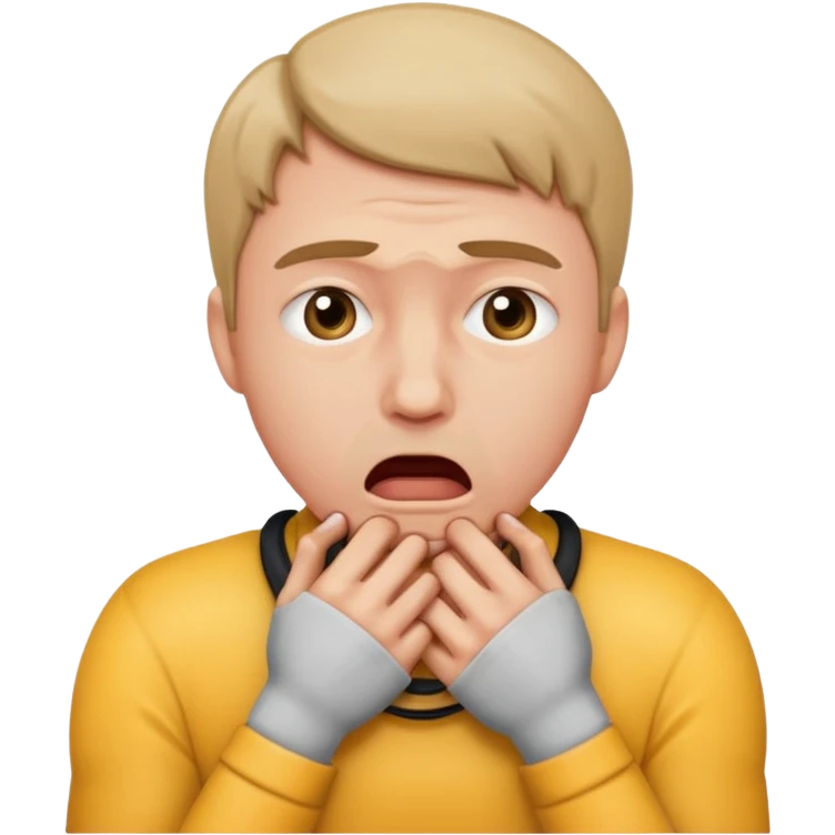 person strangling themself  emoji