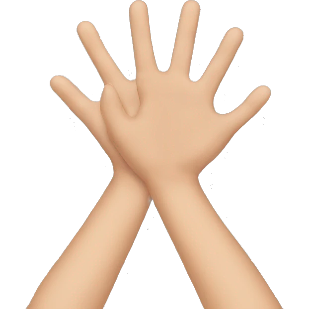 taking hands emoji
