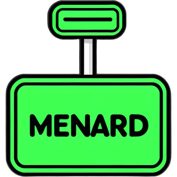Menard’s sign emoji