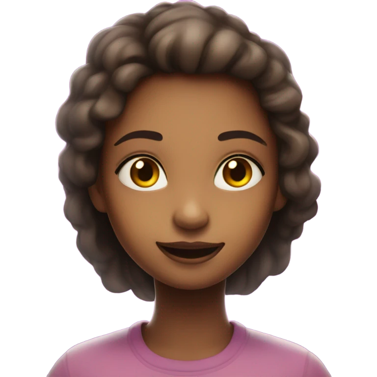 girl with aura emoji