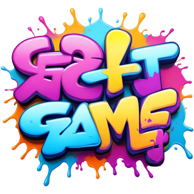 graffiti of the words Get outta my game  emoji