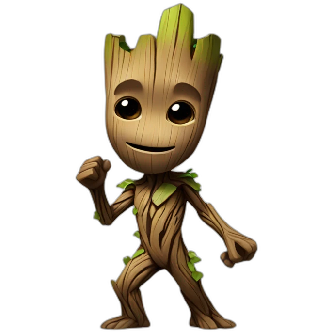 groot dabing emoji