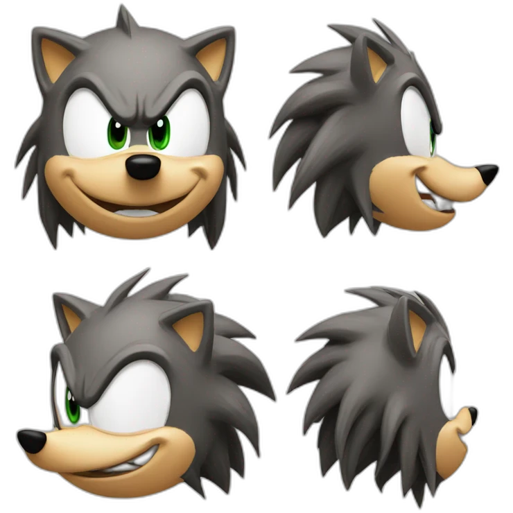 Sonic the edgehog emoji