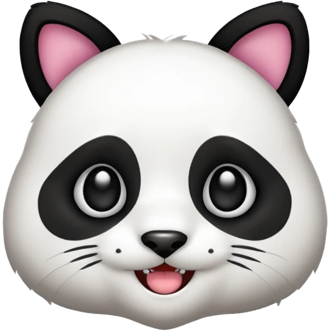 CAT MIXED WITH PANDA TWITCH EMOTES emoji