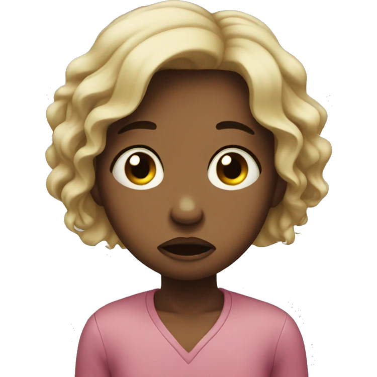 Crying girl  emoji