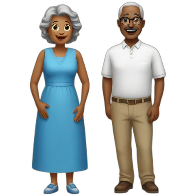 Papa et maman emoji