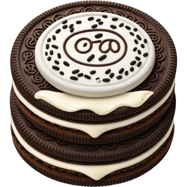 Oreo biscuit emoji emoji