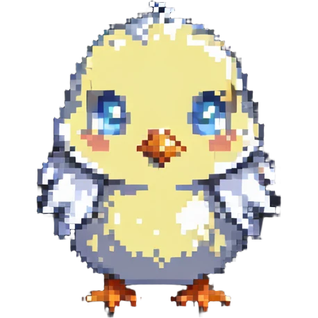 a yellow cute chick emoji