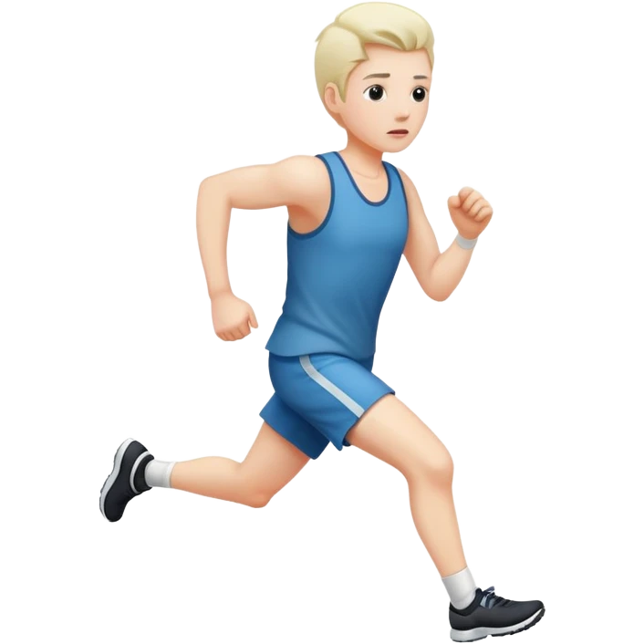 Patient running emoji