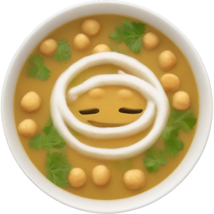 thai chickpea soup  emoji