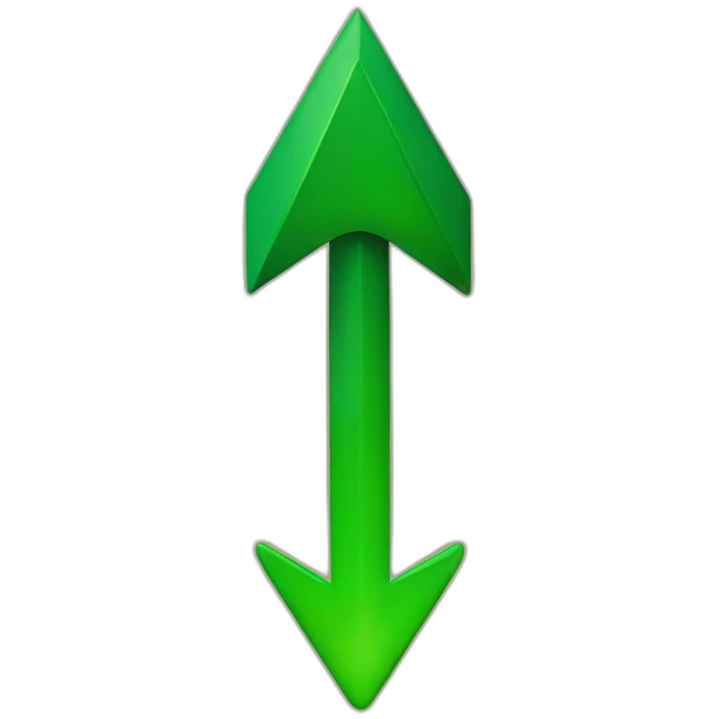 green up arrow emoji