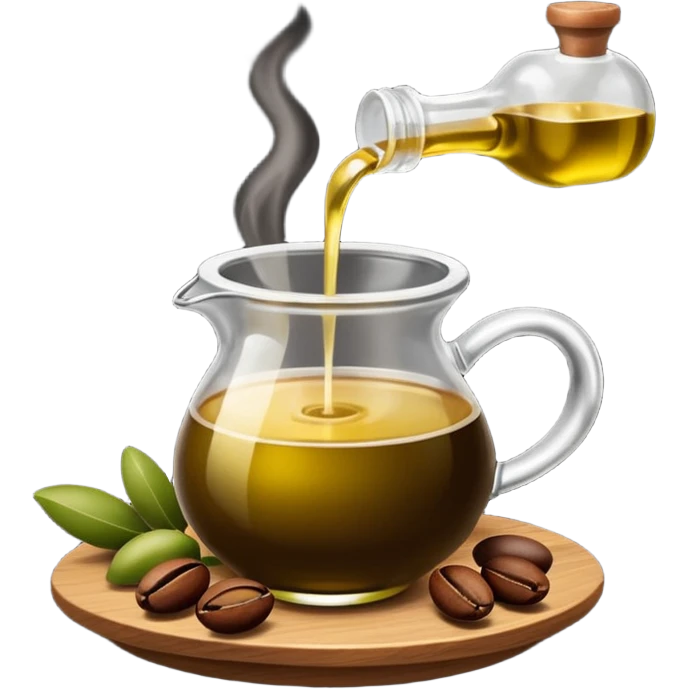 coffee blend infused olive oil emoji