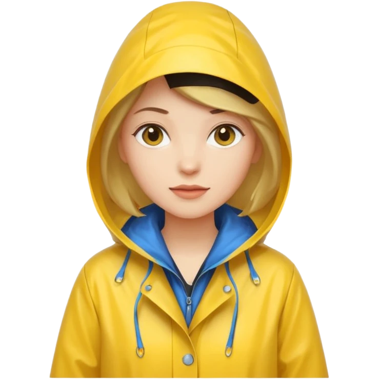 yellow raincoat for women emoji