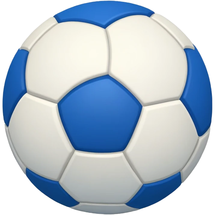 blue handball emoji