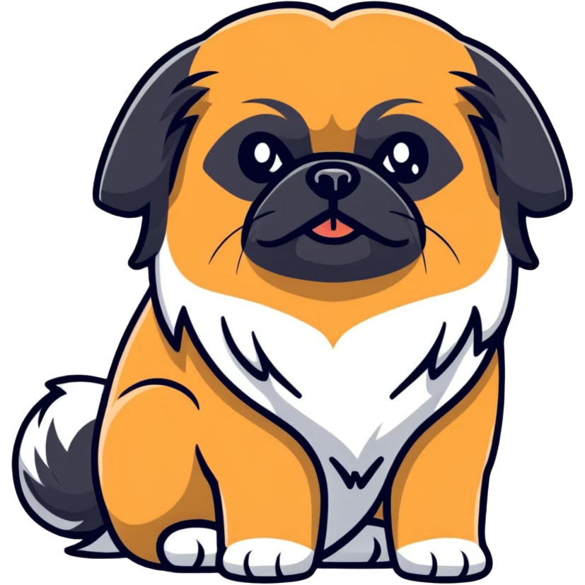 Pekingese dog emoji