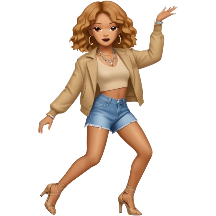 Rihanna dancing emoji