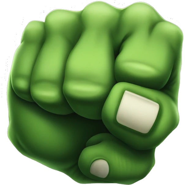 Hulk fist emoji