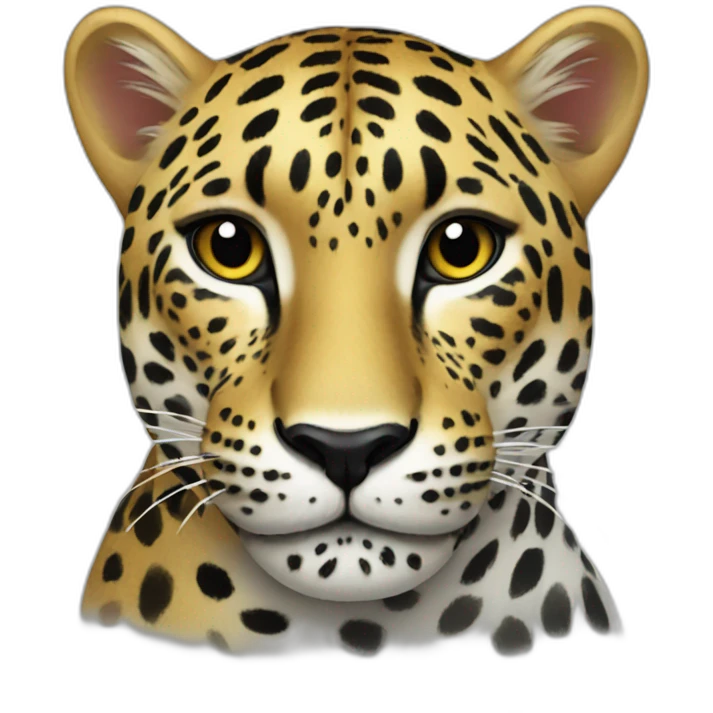 Rainbow Leopard emoji
