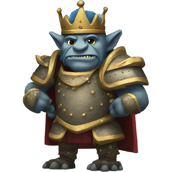 armored troll king emoji