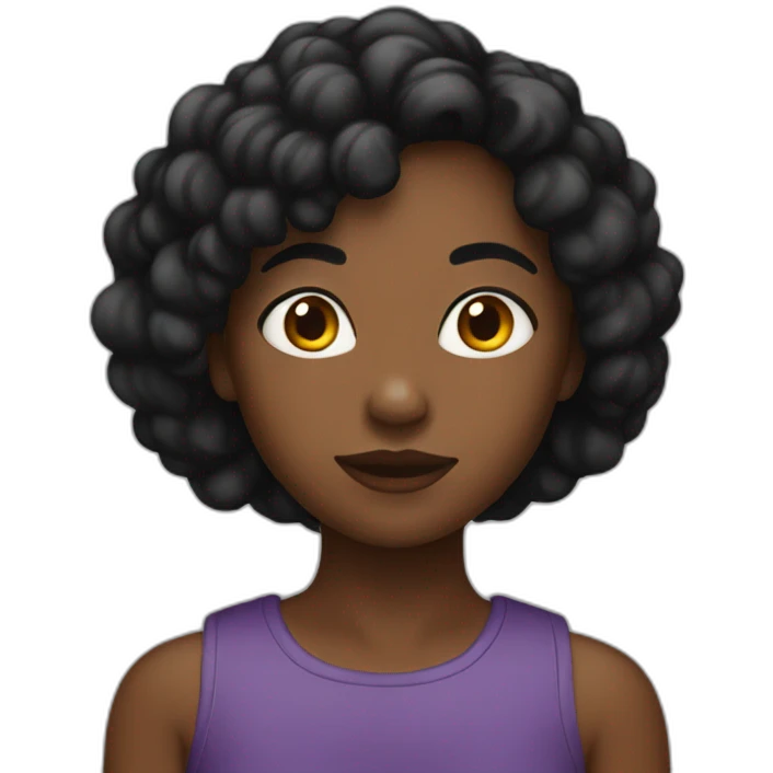 black-girk emoji