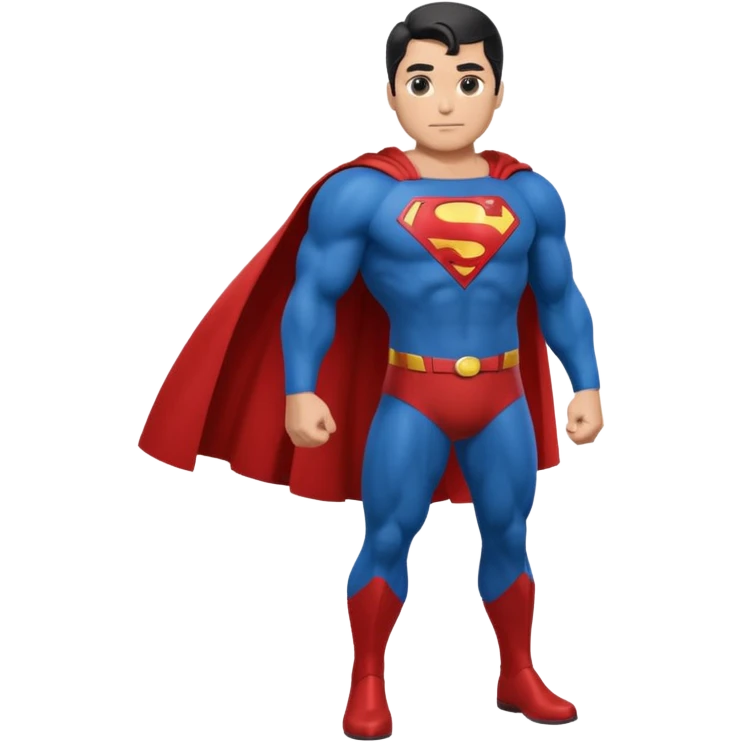 super man full body emoji