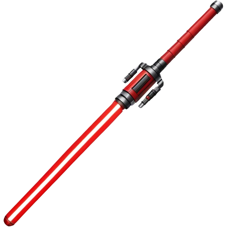 Red lightsaber emoji