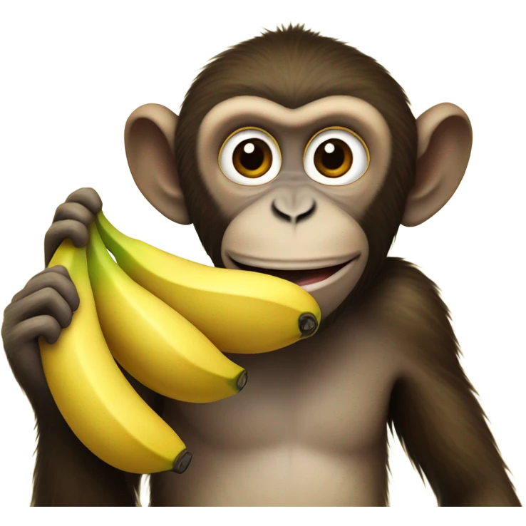 Monkey eating banana  emoji