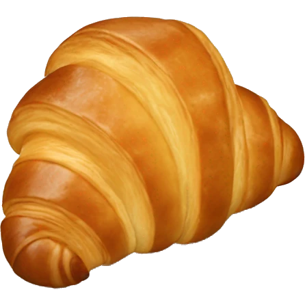 croissant eating croissant emoji