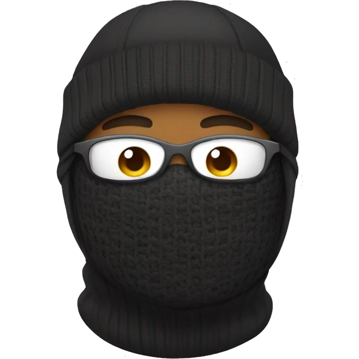 wearing ski mask emoji