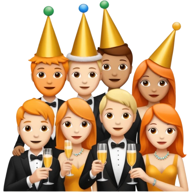 Make the last pictures orange  emoji