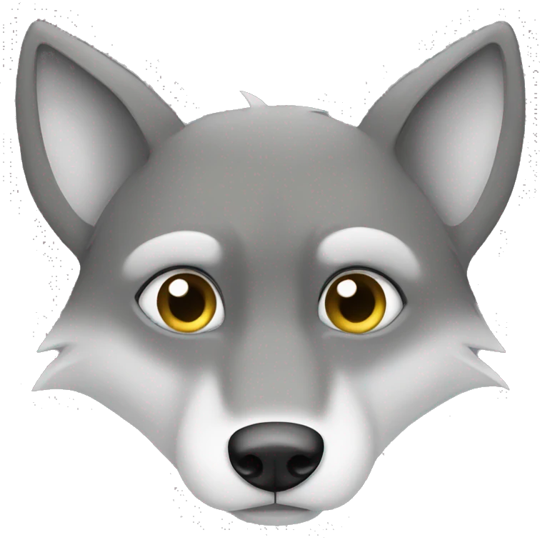 sad wolf emoji