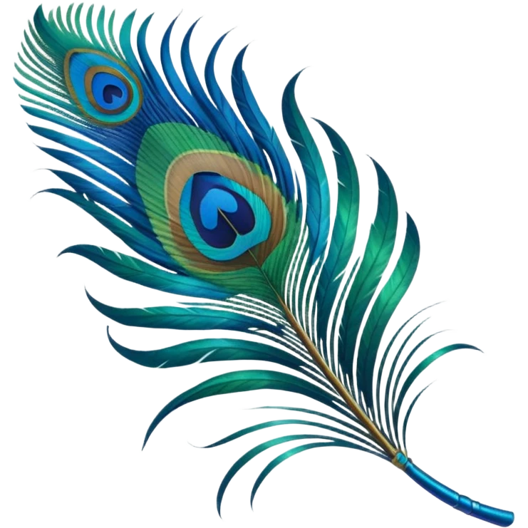 Peacock feather emoji emoji
