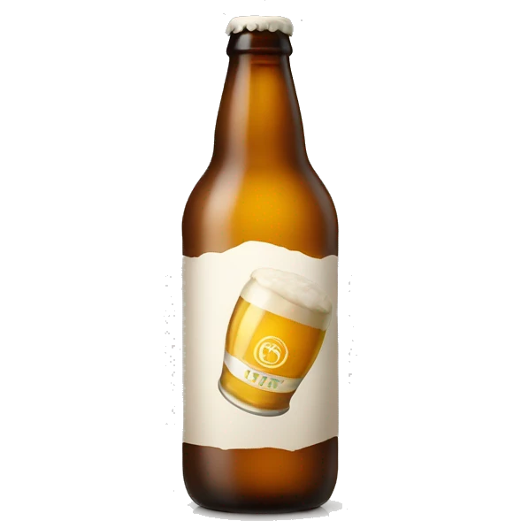 beer bottle without label emoji